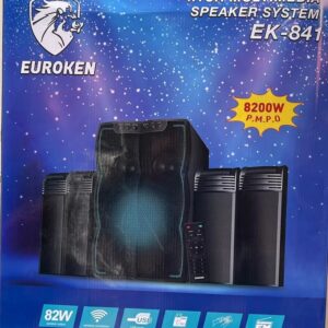 Euroken EK-841 MULTIMEDIA WOOFER SYSTEM 4.1 CH -8200W-BT/FM/USB Black 11499 4.1CH MULTIMEDIA SPEAKER
