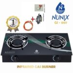 Nunix Cooker, Infrared Energy Saving Gas Burner With 6kg Regulator/pipe/tightener