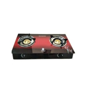 Nunix Cooker, Glass Table Top Double Burner Gas Stove GG PRO 006