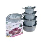 TC Sufuria Heavy Duty Non Stick Sufuria Set Grey