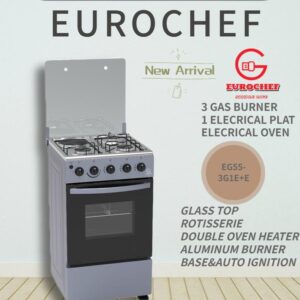 Eurochef stand alone cooker size 50 by 5