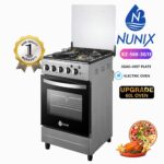 Nunix 50 * 55cm Cookers 3 Gas, 1 Hotplate Electric Oven 3 Gas, Electric Oven