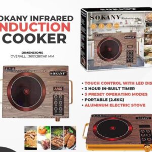 Sokany Infrared Smart Cooker Hot plate - Portable Single Plate Induction Cooker