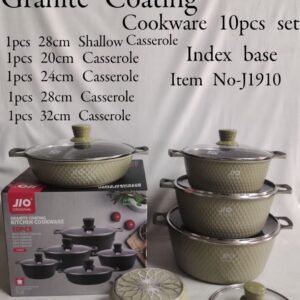 Redberry Granite Coating Cookware 10 pcs Set