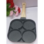 High Quality Heavy Granite Non-stick 4 Slot Pancake/egg Pan