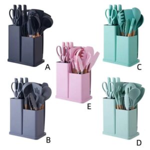 19PC Executive Silicone Spoons