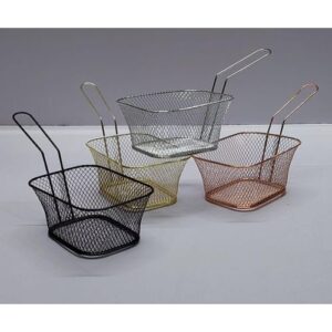 Fries Fry baskets stainless Steel now available Big Size 16by24cm