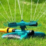 3 Arm 360⁰ Auto-Rotating Water Garden Sprinkler With 2 Spray Options