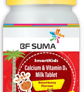 Calcium & Vitamin D3 Milk Tablets (Strawberry Flavour)