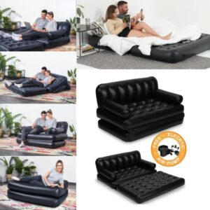 5 IN1 Bestway Inflatable 2-seater Sofa-bed With Hand Pump