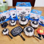 23pc Black Dessini cookware