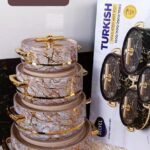 Set of 4 Turkish Hotpots  Brown