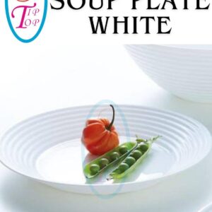 HARENA SOUP PLATE WHITE set