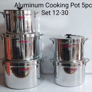 Redberry heavy duty 5pcs aluminium Big sufurias Size 12-30