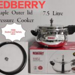 Redberry Aluminium Maple Pressure Cooker- 7.5 Ltrs