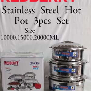 REDBERRY Stainless Steel Hot Pot 3 Pcs