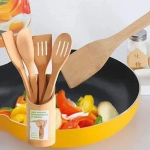 7pc Non stick bamboo mwiko set